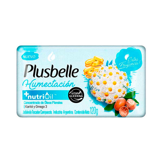 JABON GLICERINA PLUSBELLE HUMECT. 120 Gr
