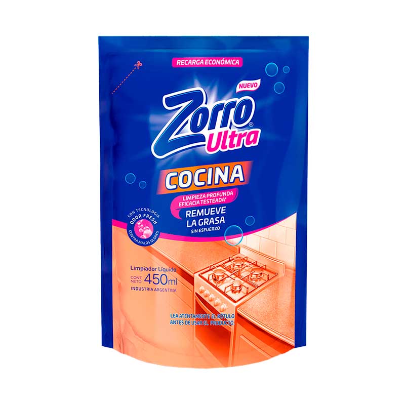 ANTIGRASA ZORRO D/P 450 ml.
