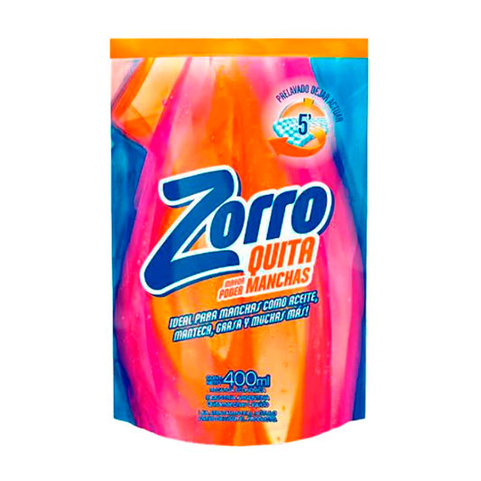QUITAMANCHAS ZORRO 400 ml.