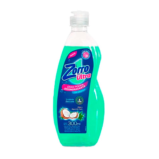 LAVAVAJILLA ZORRO ALOE VERA 300 ml.