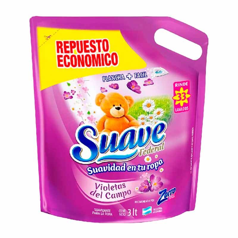 SUAVIZANTE SUAVE VIOL/CAMPO 3 Lt.