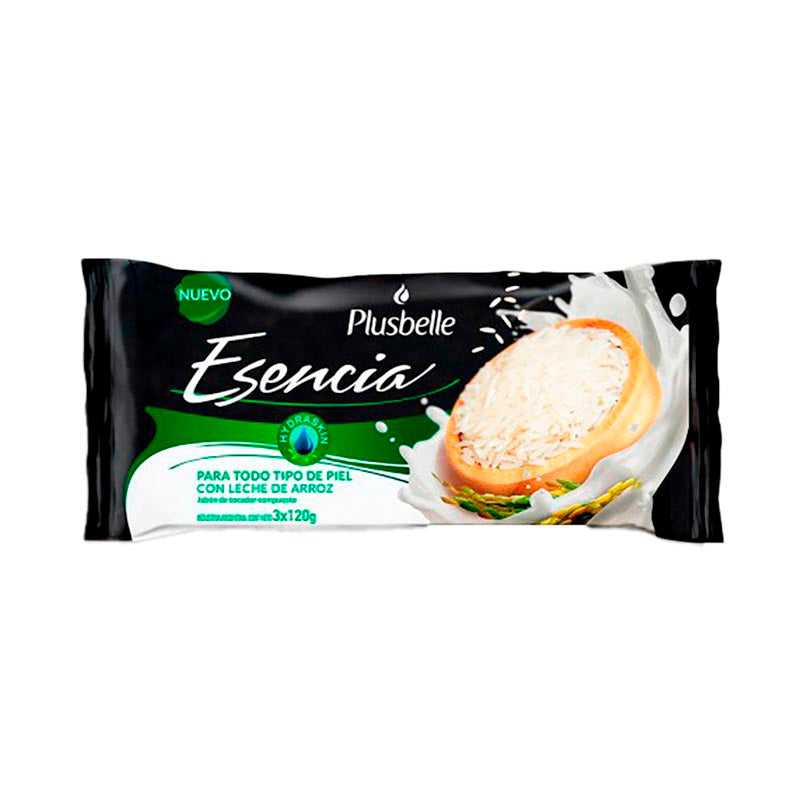 JABON PASTILLA PLUSBELLE 3x120 Grs