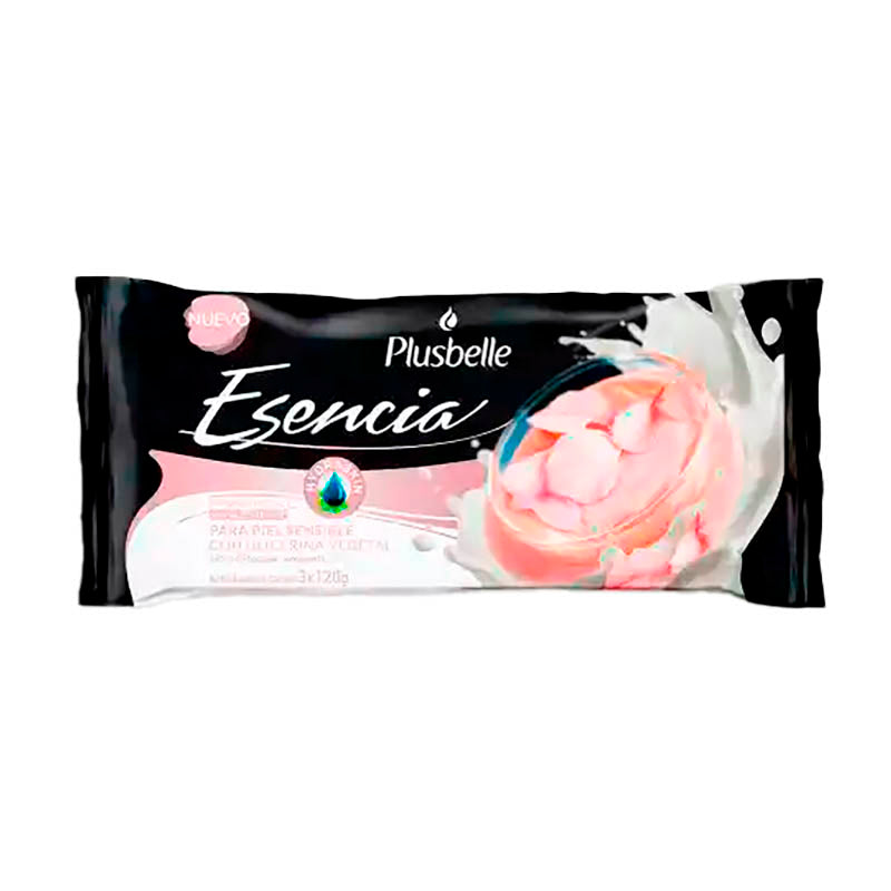 JABON PASTILLA PLUSBELLE SENSIBLE 3x120 Grs