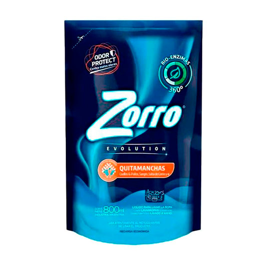QUITAMANCHAS ZORRO 800 ml.