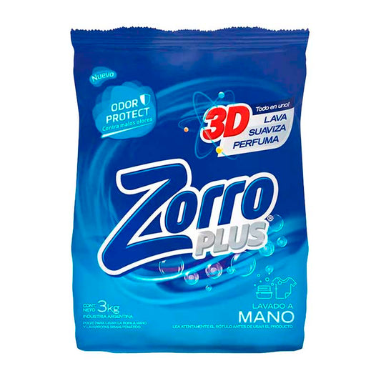 JABON POLVO ZORRO 3 Kgs