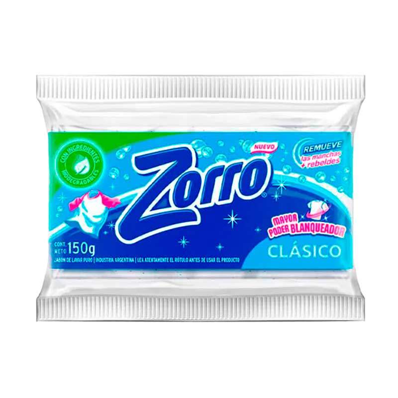 JABON PAN ZORRO 150 Grs