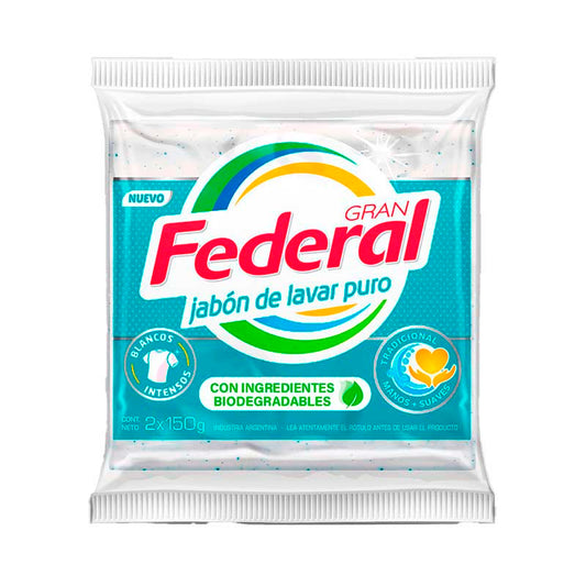 JABON PAN GRAN FEDERAL 2 x 150 Grs