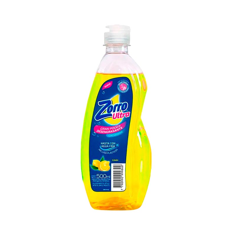 LAVAVAJILLA ZORRO LIMON 500 Grs