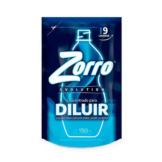 JABON LIQ. ZORRO EVOLTION D/P 150 ml.