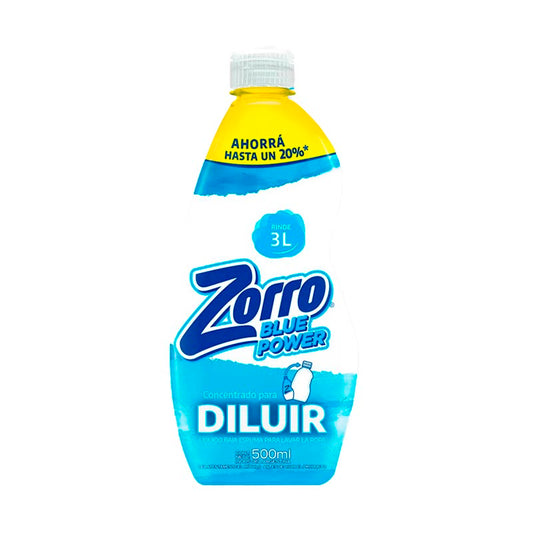JABON LIQ. ZORRO B.POW DILUIBLE 500 ml.