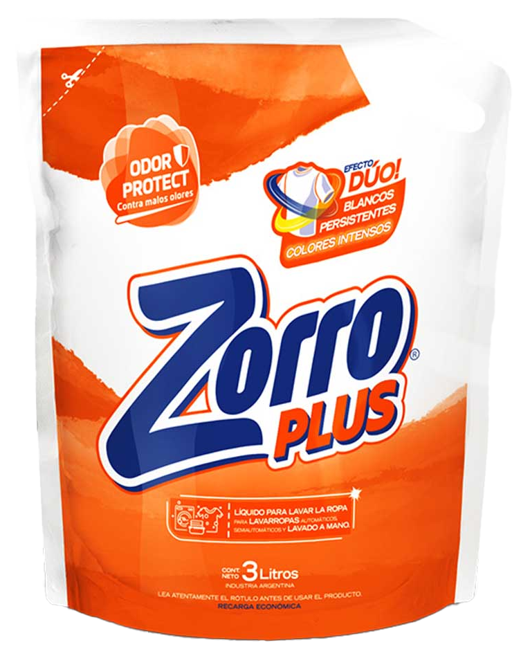 JABON LIQ. ZORRO CLAS.D/P 3 Lt.