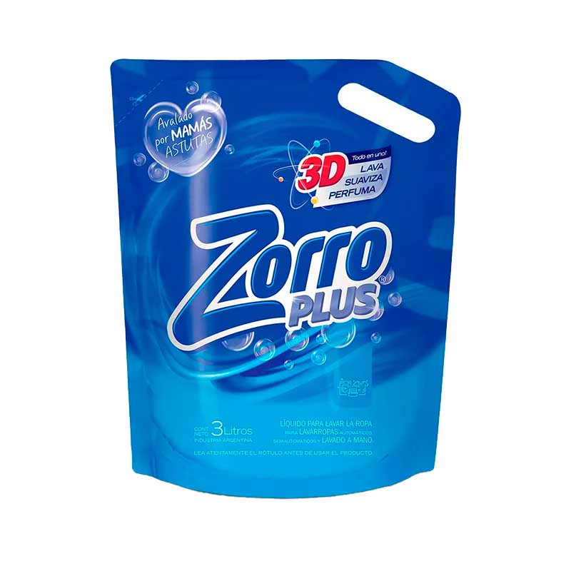 JABON LIQ. ZORRO CLAS.D/P 3 Lt.