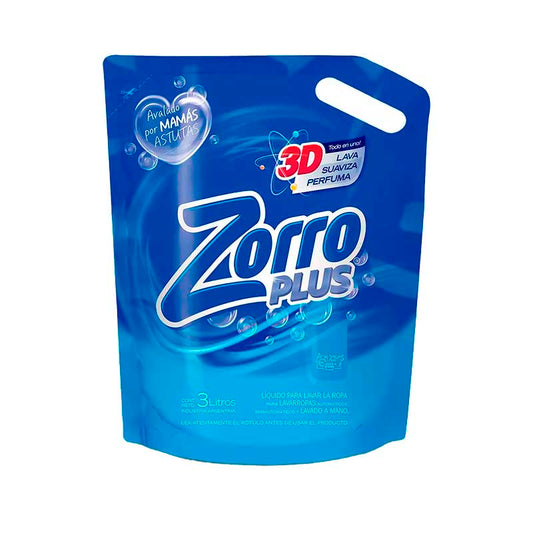 JABON LIQ. ZORRO CLAS.D/P 3 Lt.