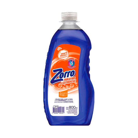 JABON LIQ. ZORRO EVOL.Bot 800 ml.