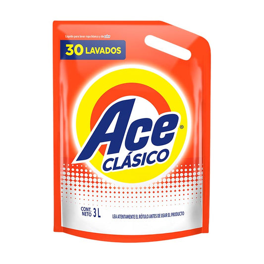 JABON LIQ. ACE CLASICO D/P 3 Lt.