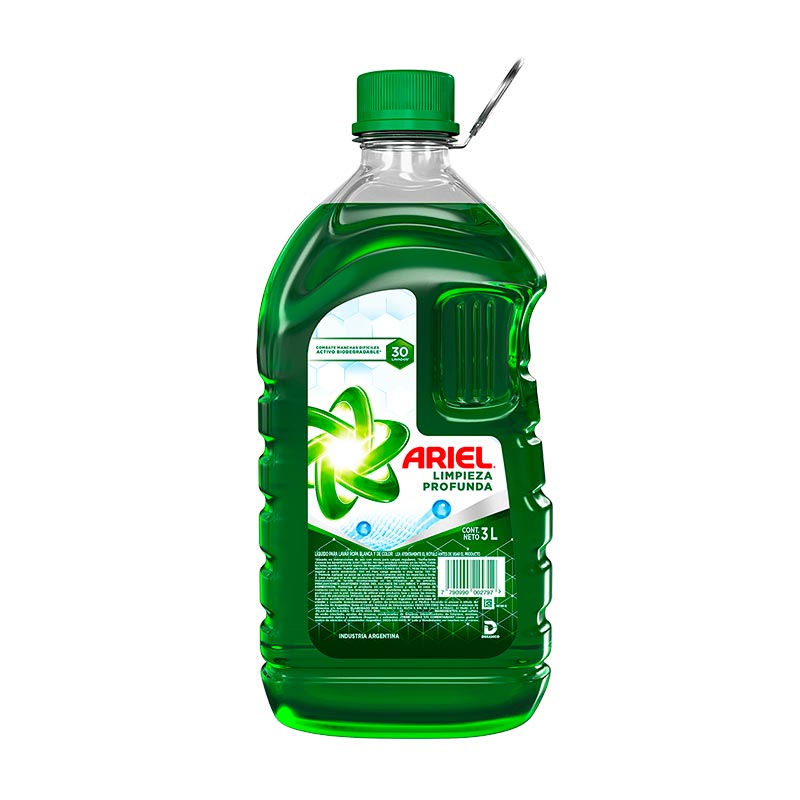 JABON LIQ. ARIEL LIMP PROFUNDA BOT 3 Lt.