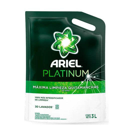 JABON LIQ. ARIEL PLATINUM D/P 3 Lt.