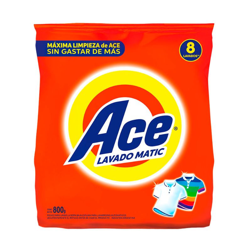 JABON POLVO ACE BE 800 Grs