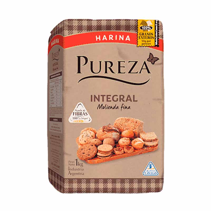 HARINA PUREZA INTEGRAL 1 Kgs