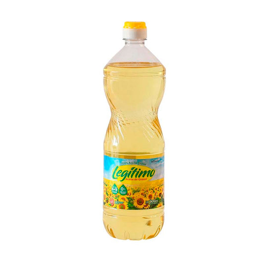 ACEITE LEGITIMO GIRASOL 900 CC.