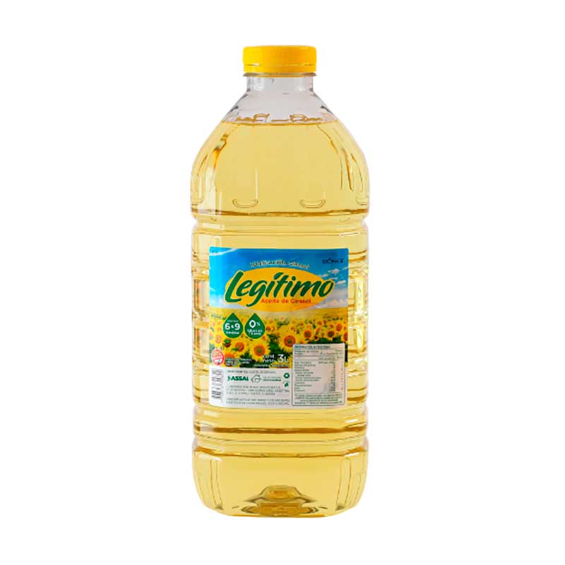 ACEITE LEGITIMO GIRASOL 3 Lt.