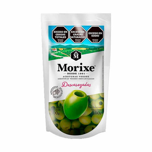 ACEITUNAS MORIXE VERDE DESCAROZADA 300 Grs