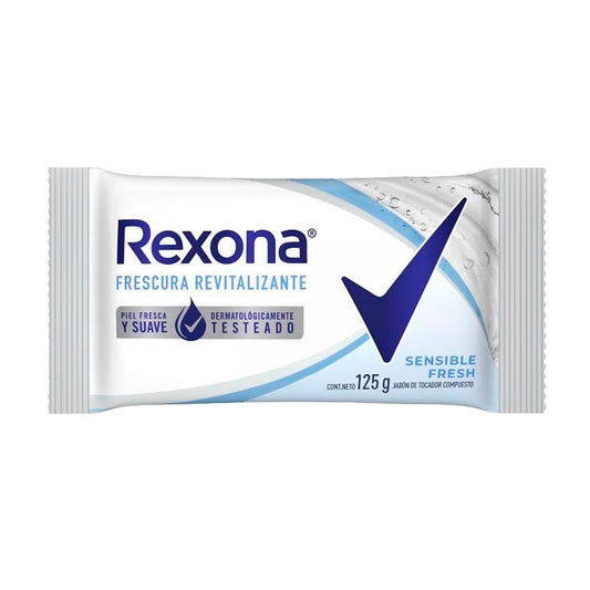 JABON TOCADOR REXONA SENSIBLE 120 Grs
