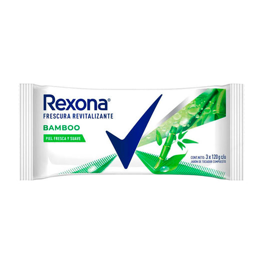 JABON TOCADOR REXONA BAMBOO 3x120 Grs
