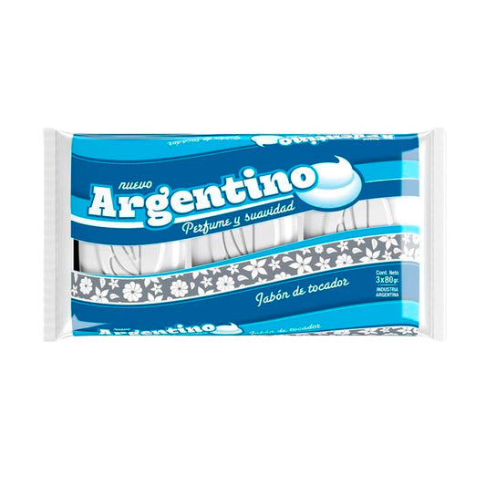 JABON TOCADOR ARGENTINO 3x80 Grs