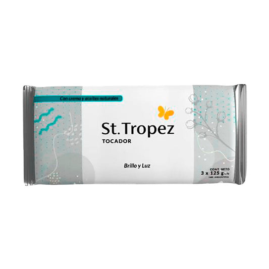JABON TOCADOR ST TROPEZ BRILLO/LUZ 125 Grs