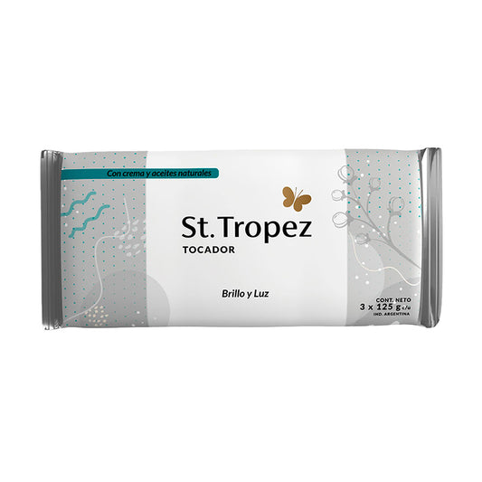 JABON TOC St TROPEZ BRILLO Y LUZ 3X 125 Grs