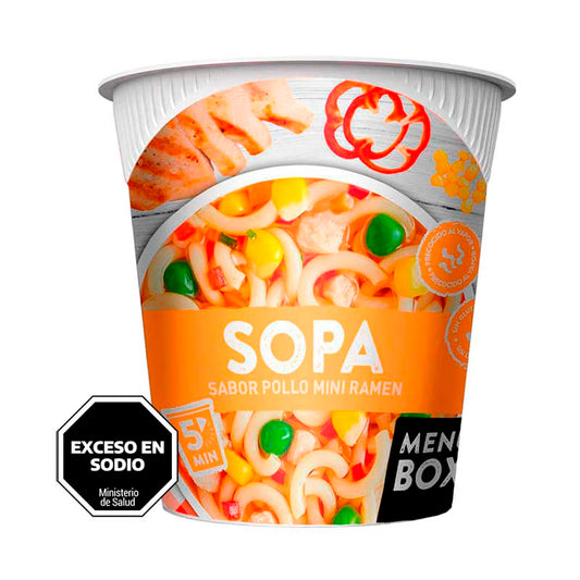 SOPA RAMEN BOX POLLO Anillito 45 Grs