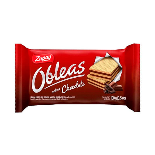 OBLEA ZUPAY CHOCOLATE 100 Grs