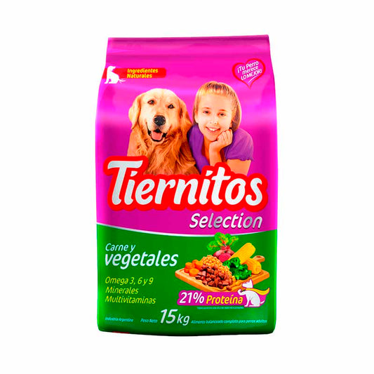 ALIM.PERRO TIERNITOS CARNE Y VEG 15 Kgs