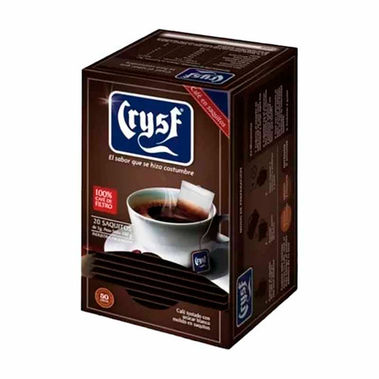 CAFE CRYSF Saquitos 20 Un.