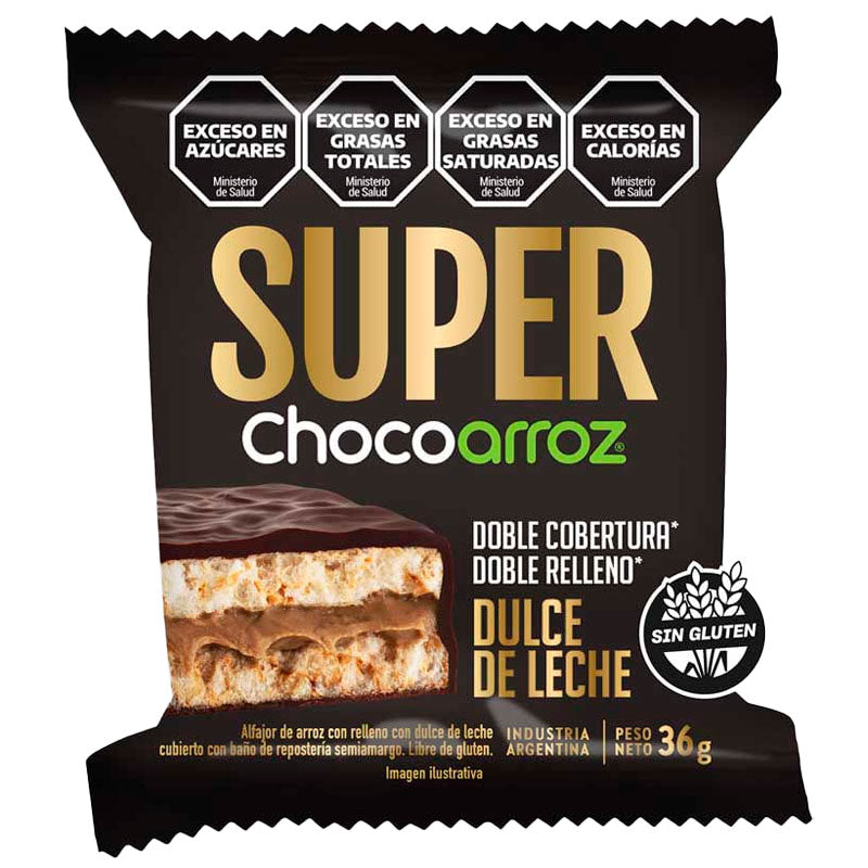 ALFAJOR CHOCOARROZ SUPER DDL 36 Grs
