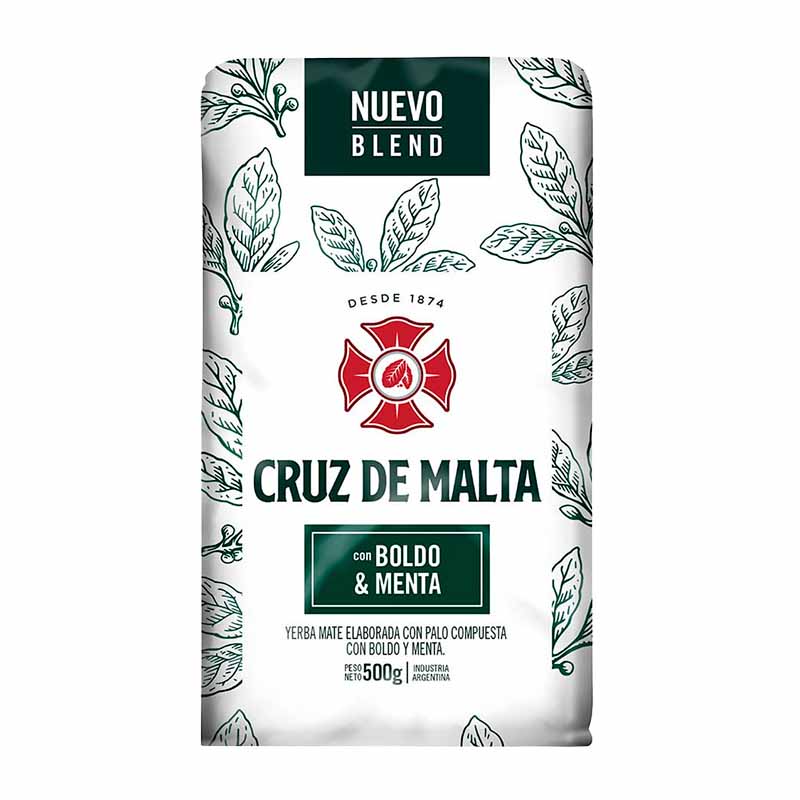 YERBA CRUZ MALTA BDO/MENTA 500 Grs