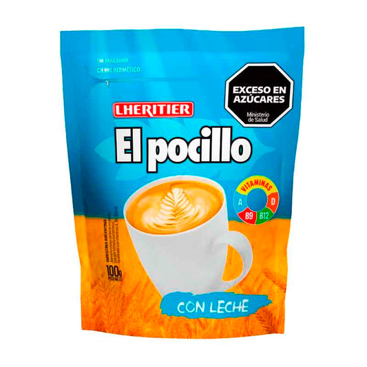 MALTA EL POCILLO C/LECHE 100 Grs