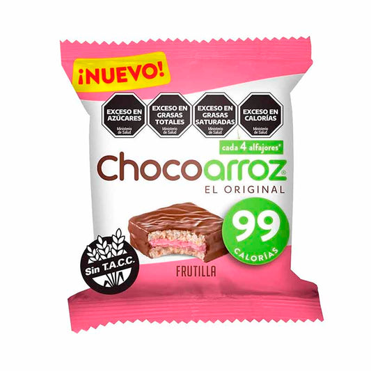 ALFAJOR CHOCOARROZ Frutilla 22 Grs