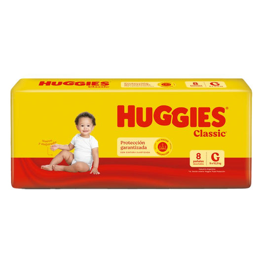PA�AL HUGGIES CLASSIC G 8 Un.