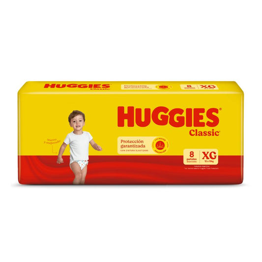 PA�AL HUGGIES CLASSIC XG 8 Un.