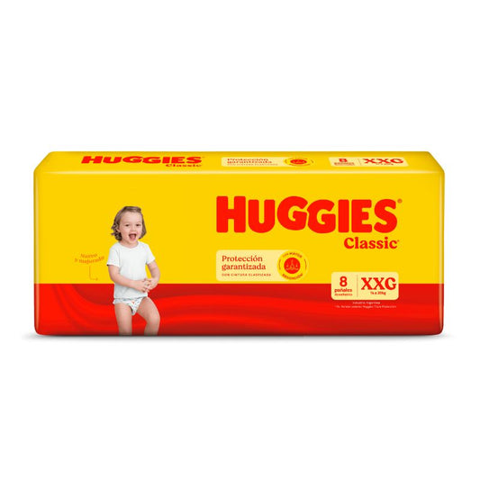 PA�AL HUGGIES CLASSIC XXG 8 Un.