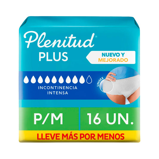 PA�AL ADULTO PLENITUD P.PLUS P/M 16 Un.