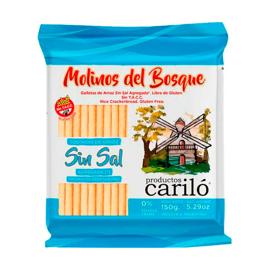TOSTADA MOLINOS DEL BOSQUE SIN SAL 150 Grs