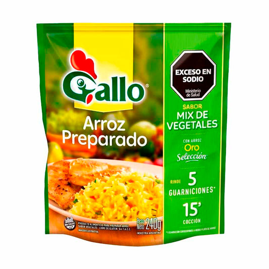 ARROZ GALLO VEGETALES 240 Grs