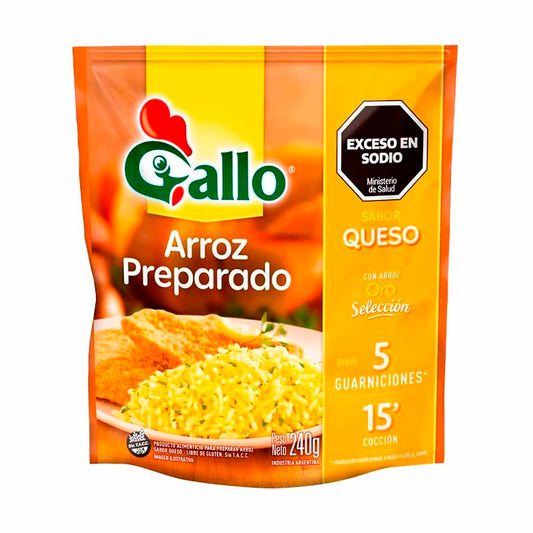 ARROZ GALLO QUESO 240 Grs