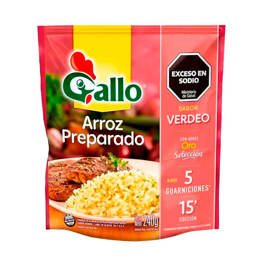 ARROZ GALLO VERDEO 240 Grs