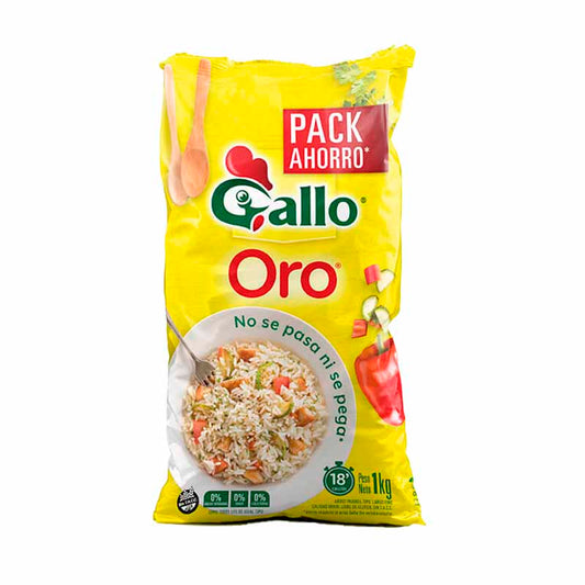 ARROZ GALLO ORO Bolsa 1 Kgs