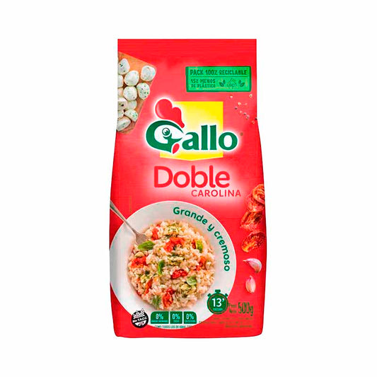 ARROZ GALLO DOBLE 500 Grs