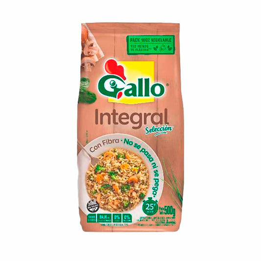 ARROZ GALLO INTEGRAL 500 Grs